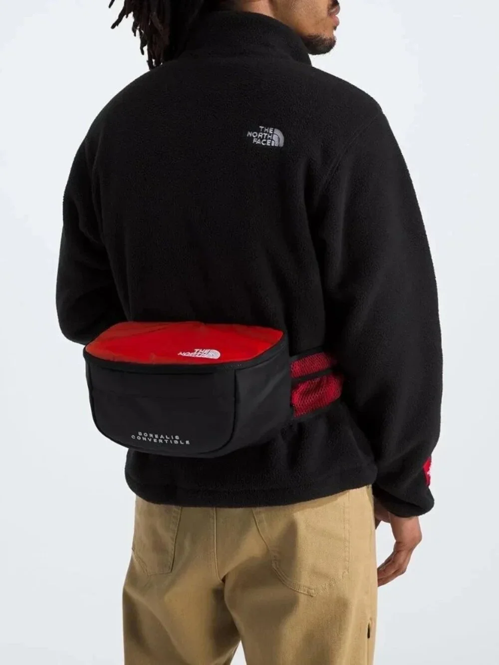 NEW! The North Face Borealis Convertible Red Hiking Pack Backpack